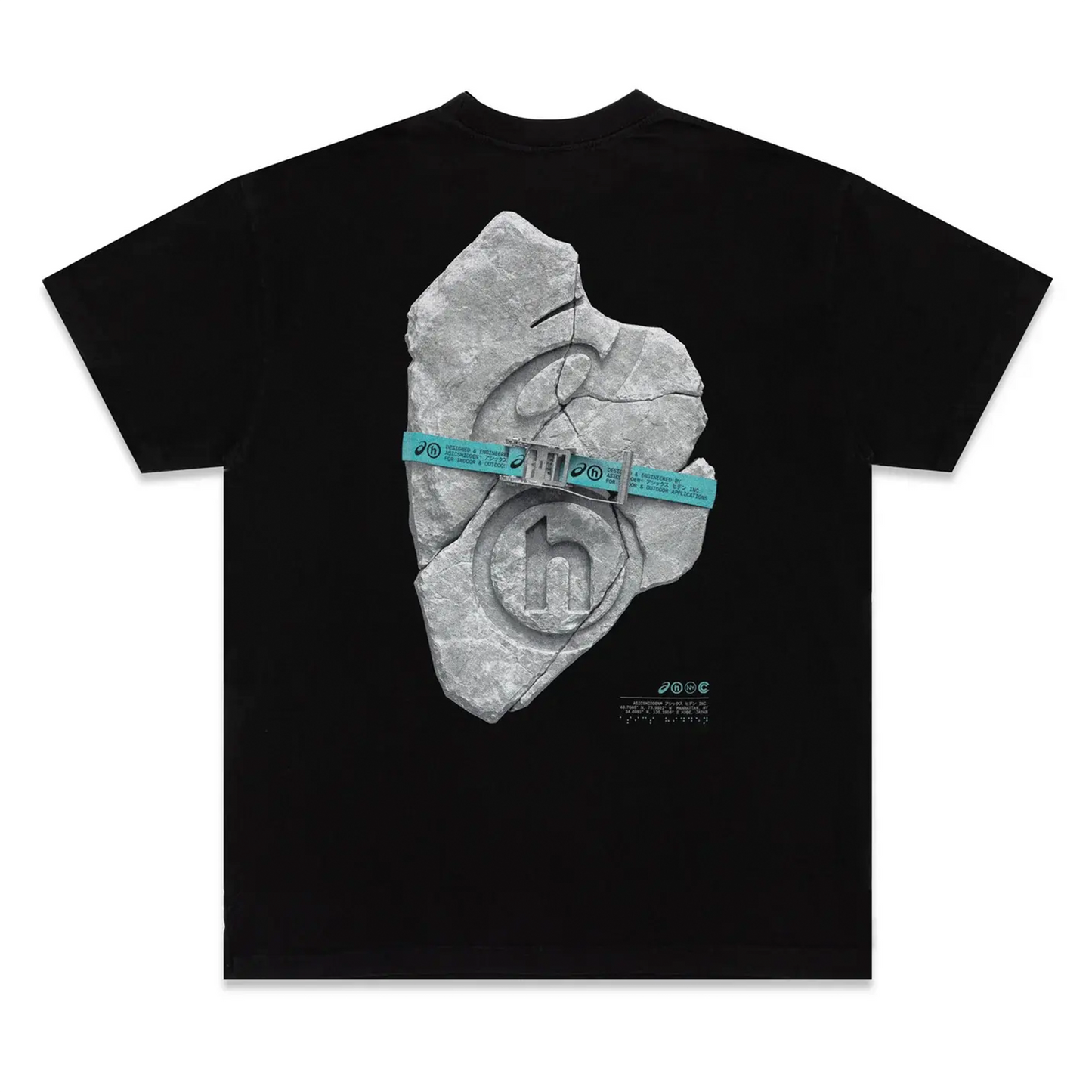 Asics × Hidden Pretech Stone Tee Black