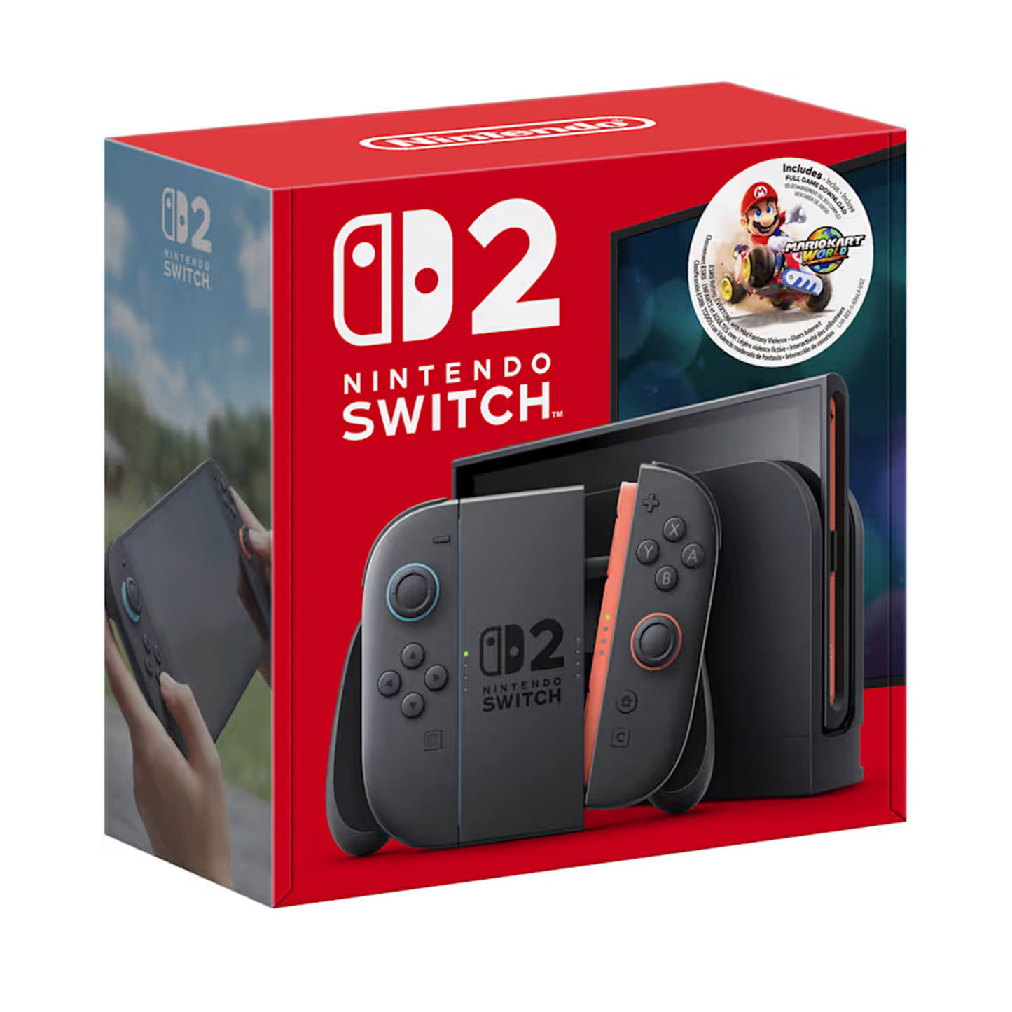 Nintendo Switch 2 MarioKart World Console Bundle 6614325 (US Plug)