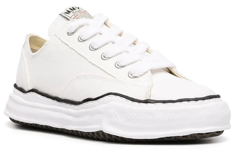 A01FW702 WHT Maison Mihara Yasuhiro Peterson OG Sole Canvas Low White