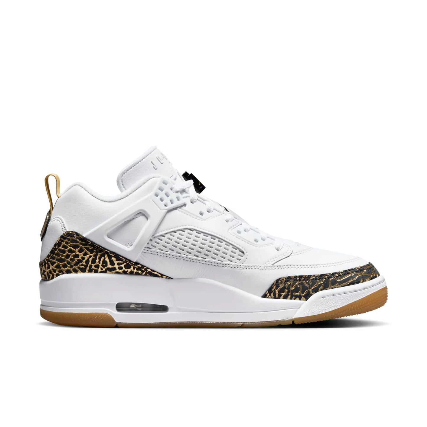 HJ9019 100 Air Jordan Spizike Low White Metallic Gold