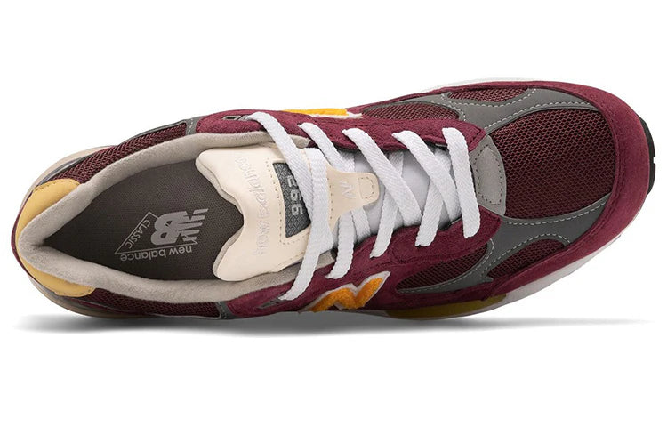 M992CA New Balance 992 Burgundy Gold