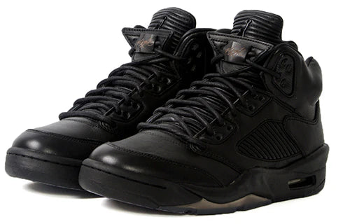 881432 010 Air Jordan 5 Retro Premium Triple Black