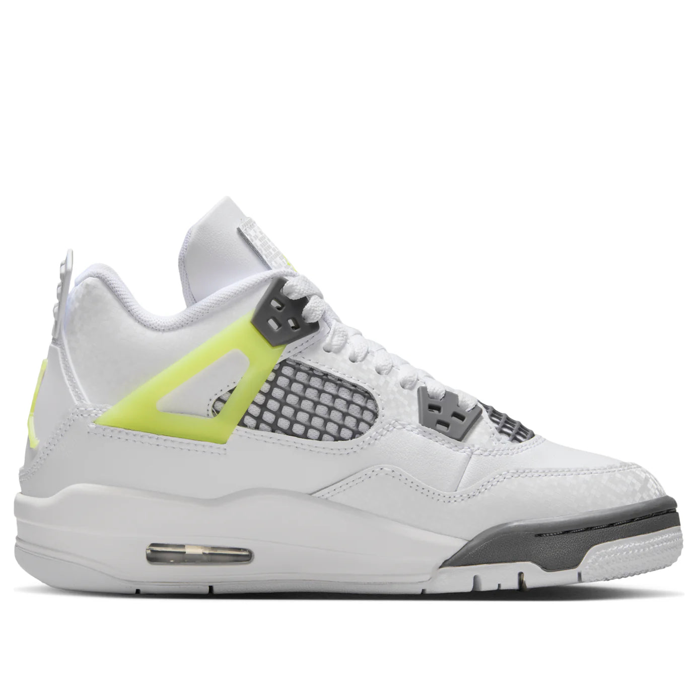 HJ5990 100 Air Jordan 4 Retro Light Lemon Twist (GS)
