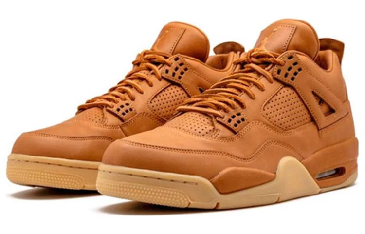 819139 205 Air Jordan 4 Retro Ginger Wheat