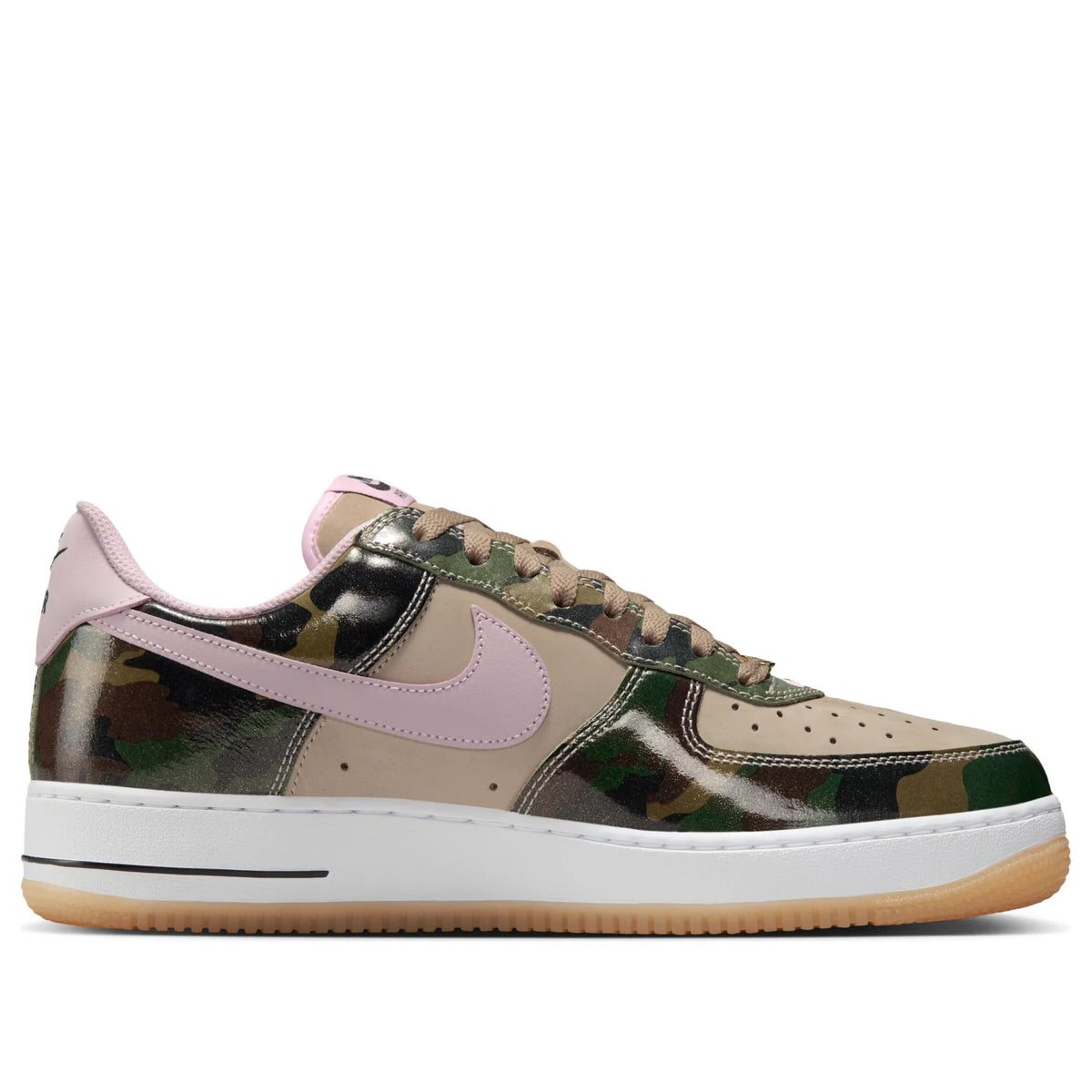HQ1967 200 Nike Air Force 1 Low '07 LV8 Patent Camo Pink [NO BOX]