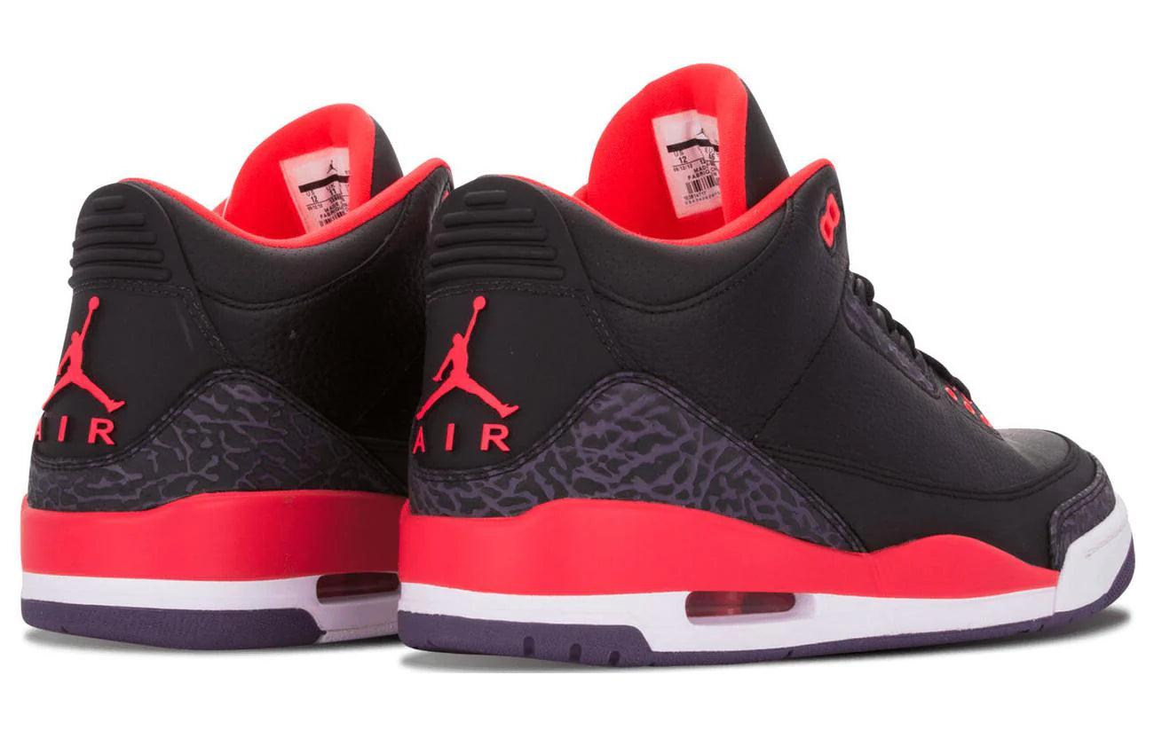 136064 005 Air Jordan 3 Retro Crimson