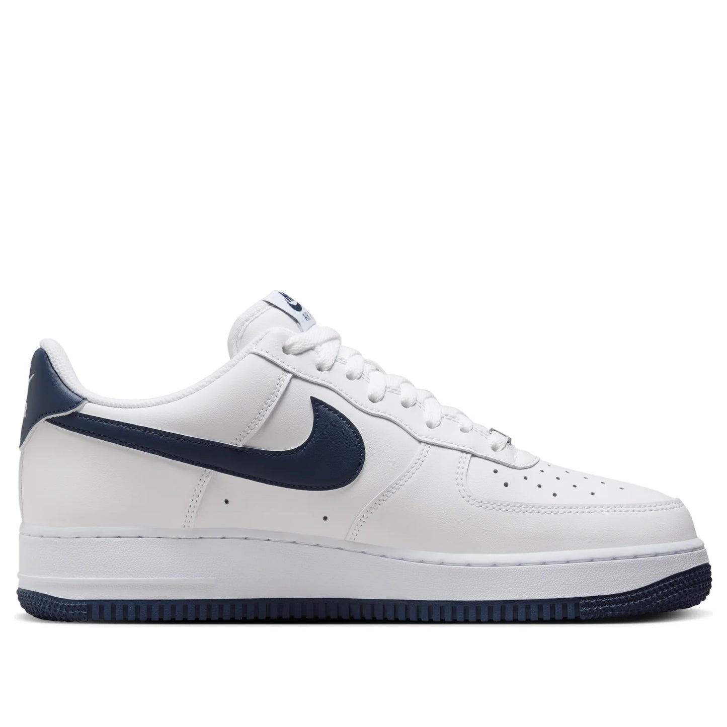 FJ4146 104 Nike Air Force 1 '07 White Midnight Navy (2024)