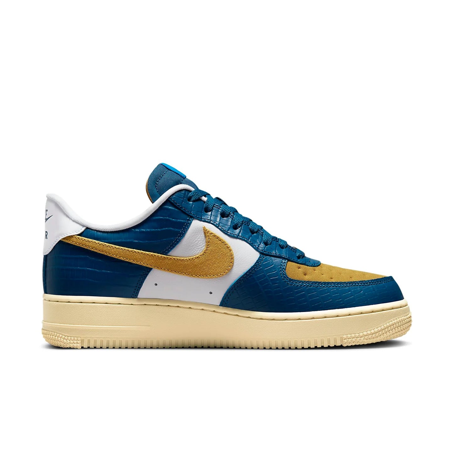 DM8462 400 Nike Air Force 1 Low SP Undefeated 5 On It Blue Yellow Croc