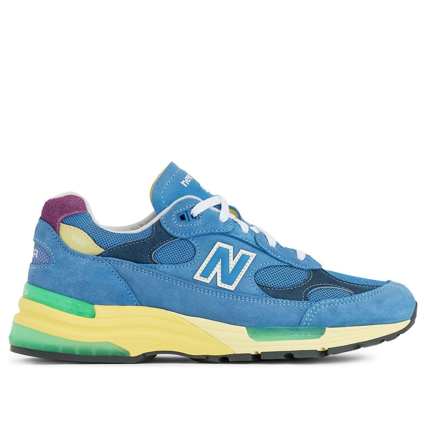 U9929NF New Balance 992 MiUSA Sea Stone Green Apple