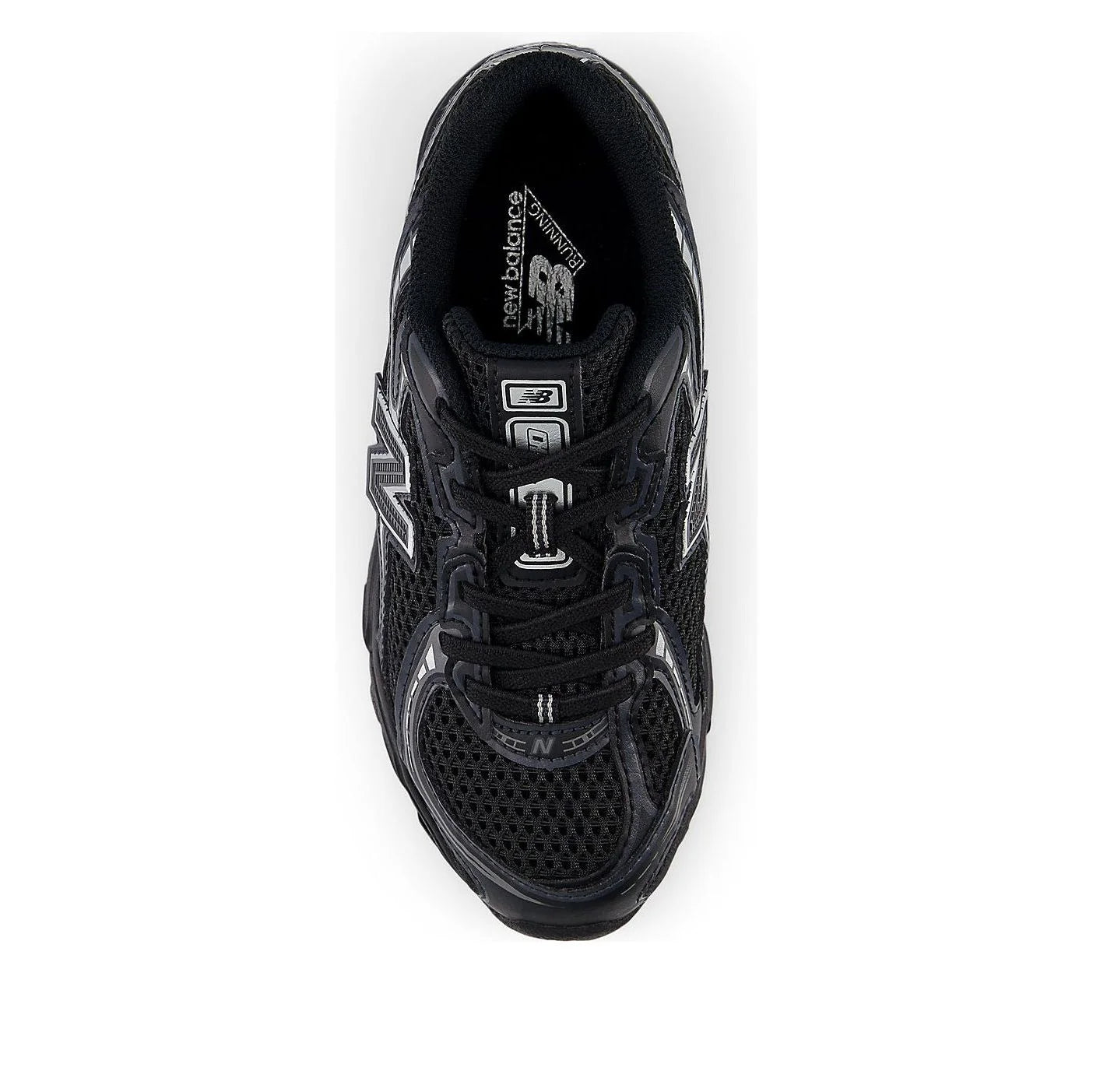 PZ740BM New Balance 740 Bungee Lace Black Grey Silver (PS)