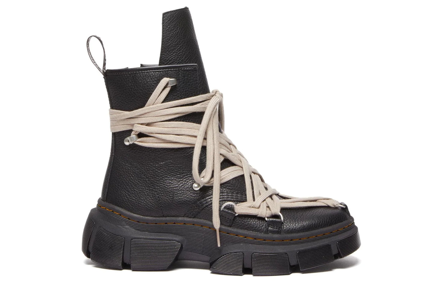 DM01D7809 2001 09 Dr. Martens 1460 DMXL Mega Lace Boot Rick Owens Black