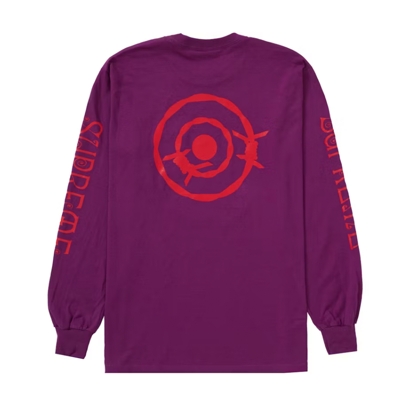 Supreme SOUTH2 WEST8 L/S Pocket Tee Purple [USED] - L (Used)