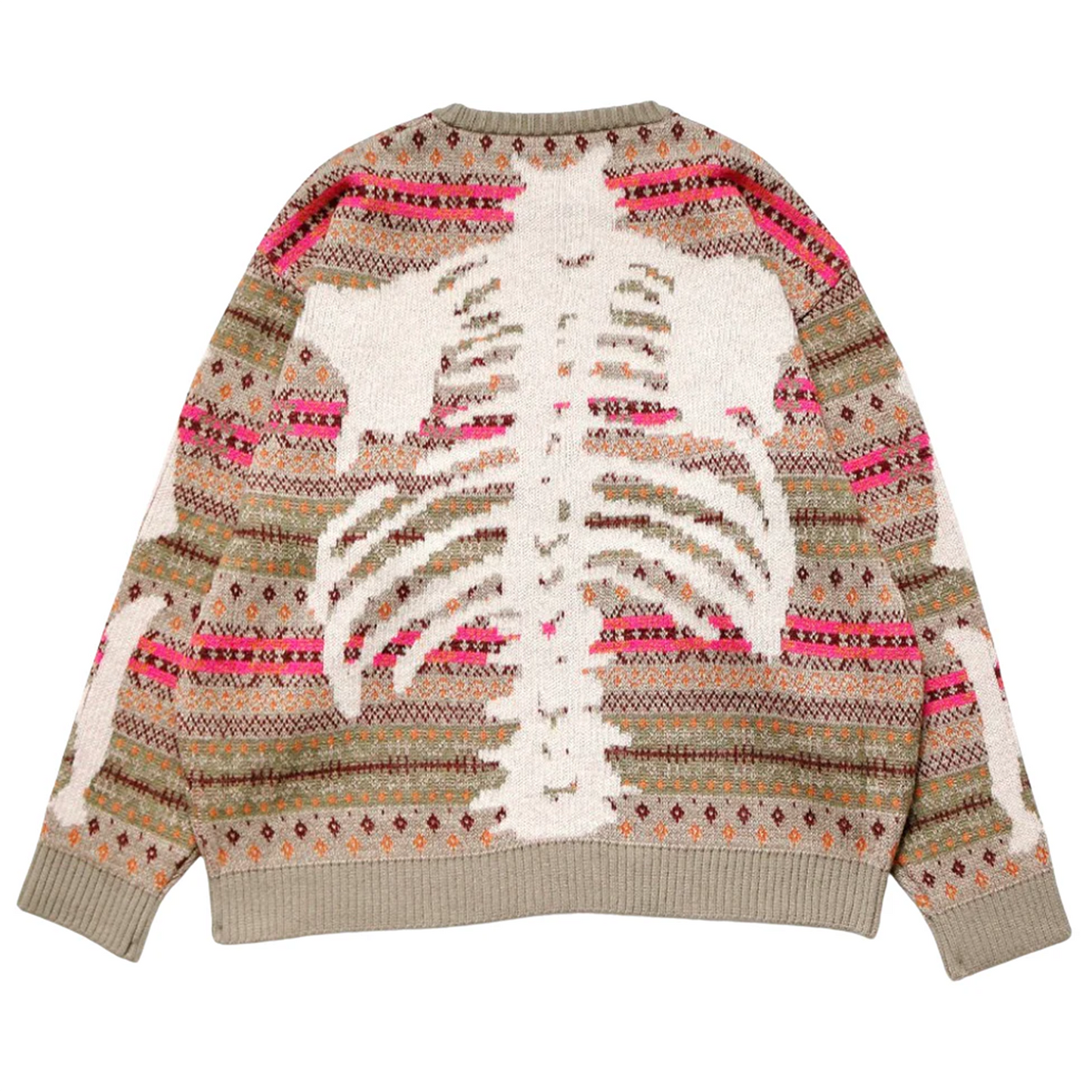 Kapital Bone 7G Wool Fair-Isle Sweater - Multicolor [USED] - 1 (Used)