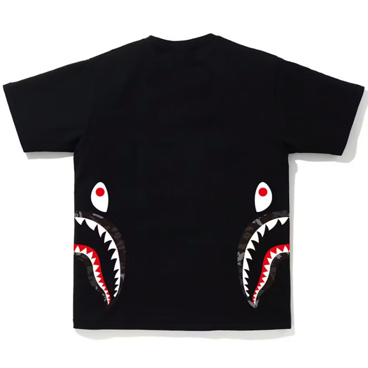 BAPE Digital Camo Side Shark Tee Tee Black/Black