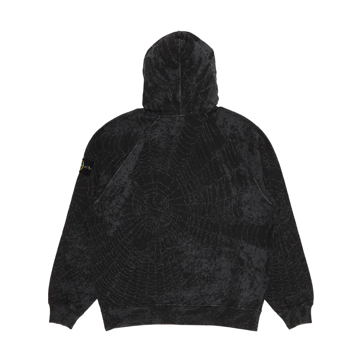 Supreme x Stone Island Hooded Sweatshirt 'Black' - S (Used)