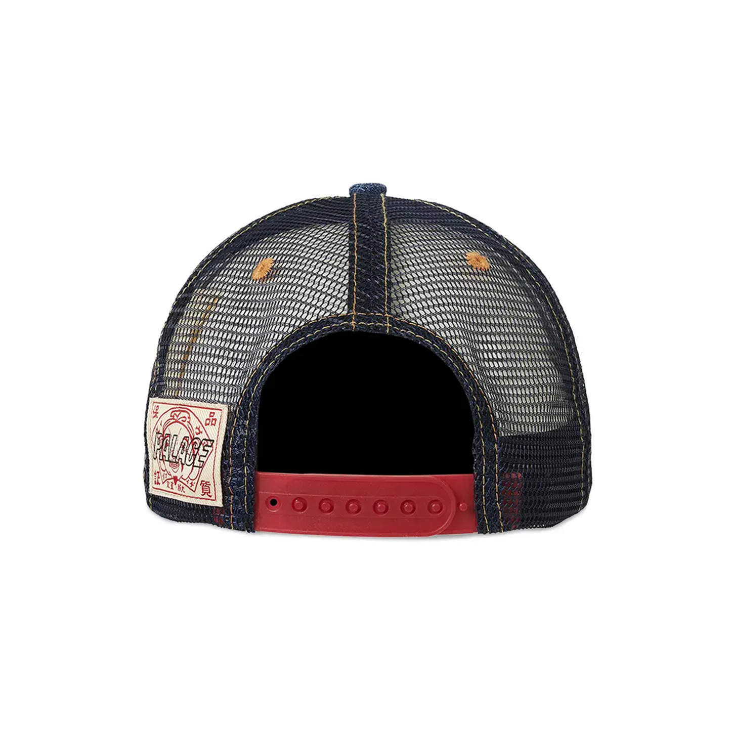 Palace x Evisu Dice Mesh Trucker 'Light Wash' [USED]