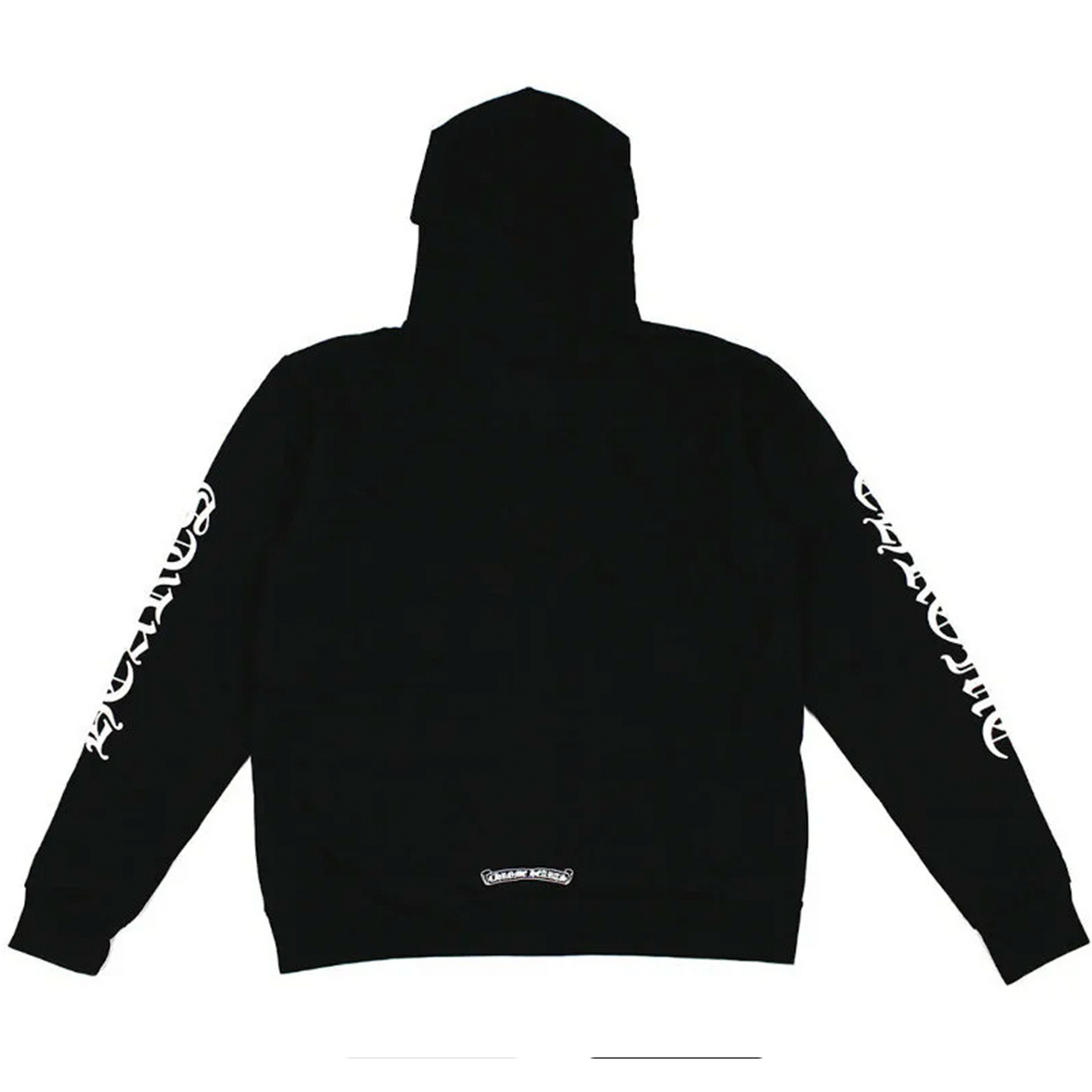 Chrome Hearts Vertical Logo Fuck You Hoodie Black / White [USED] - L (Used)