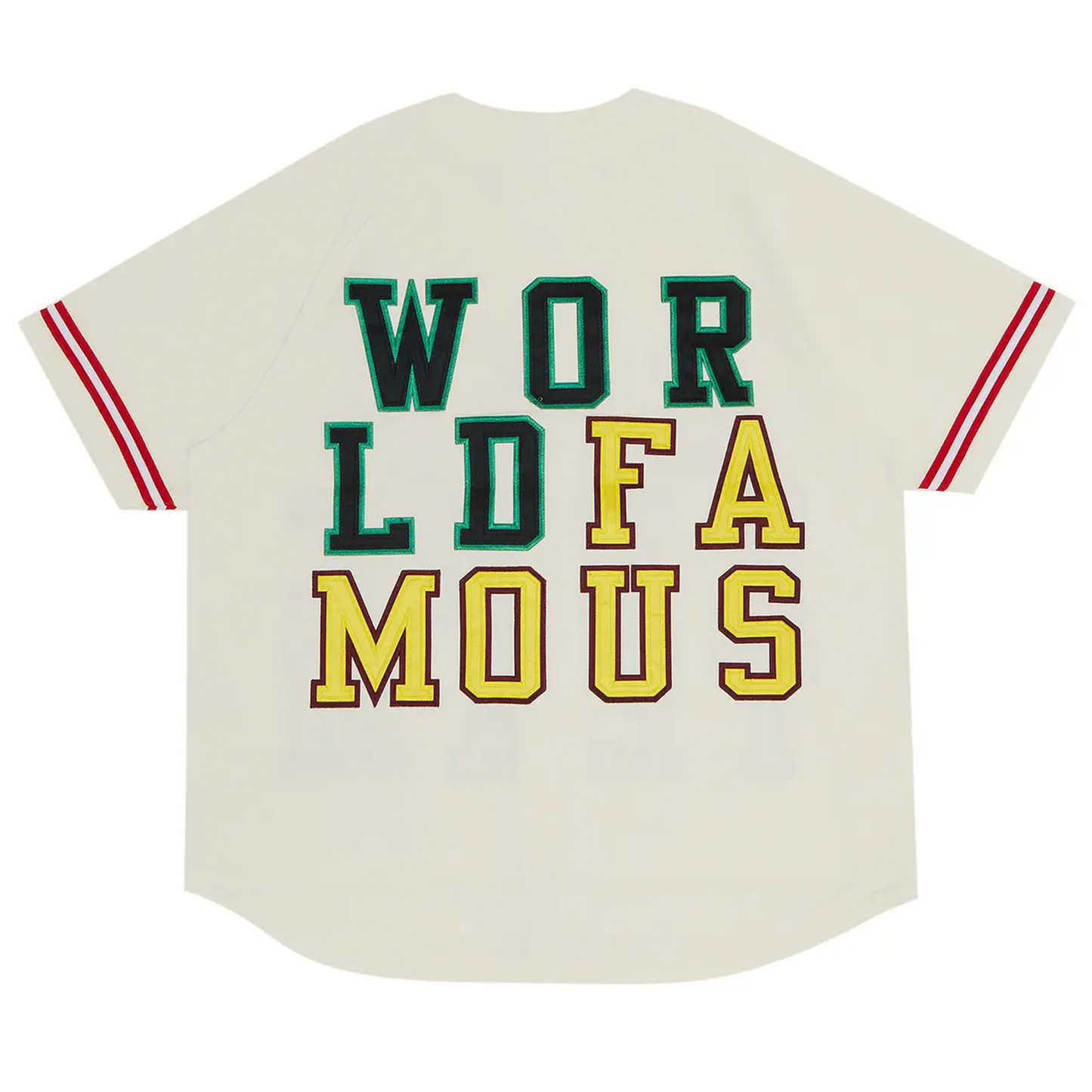 Supreme Denim Baseball Jersey White