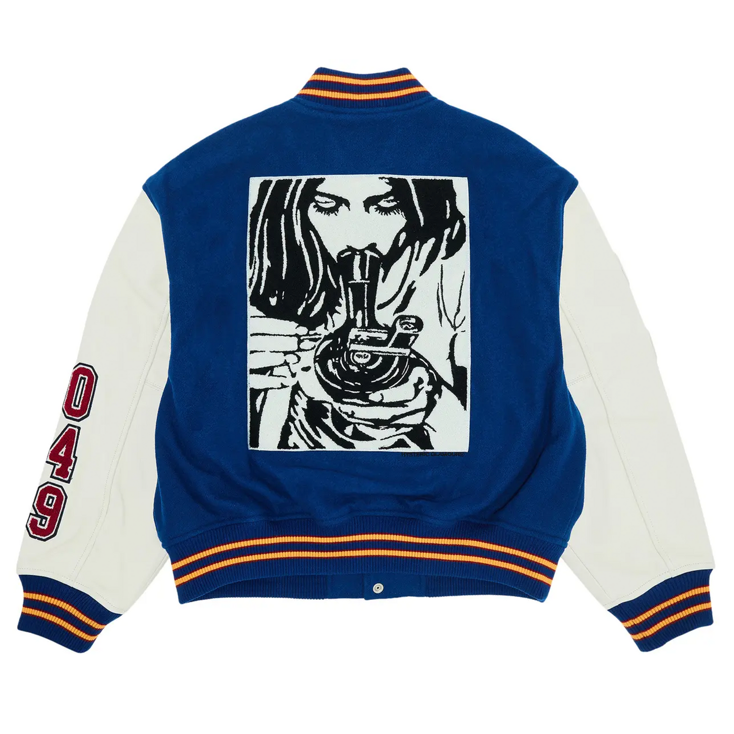 Supreme Hysteric Glamour Varsity Jacket Blue