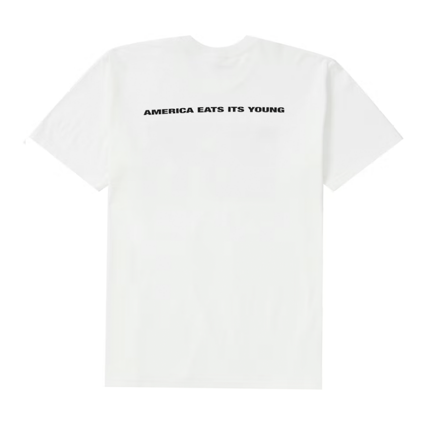 Supreme America Eats Its Young Tee White [USED] - M (Used)