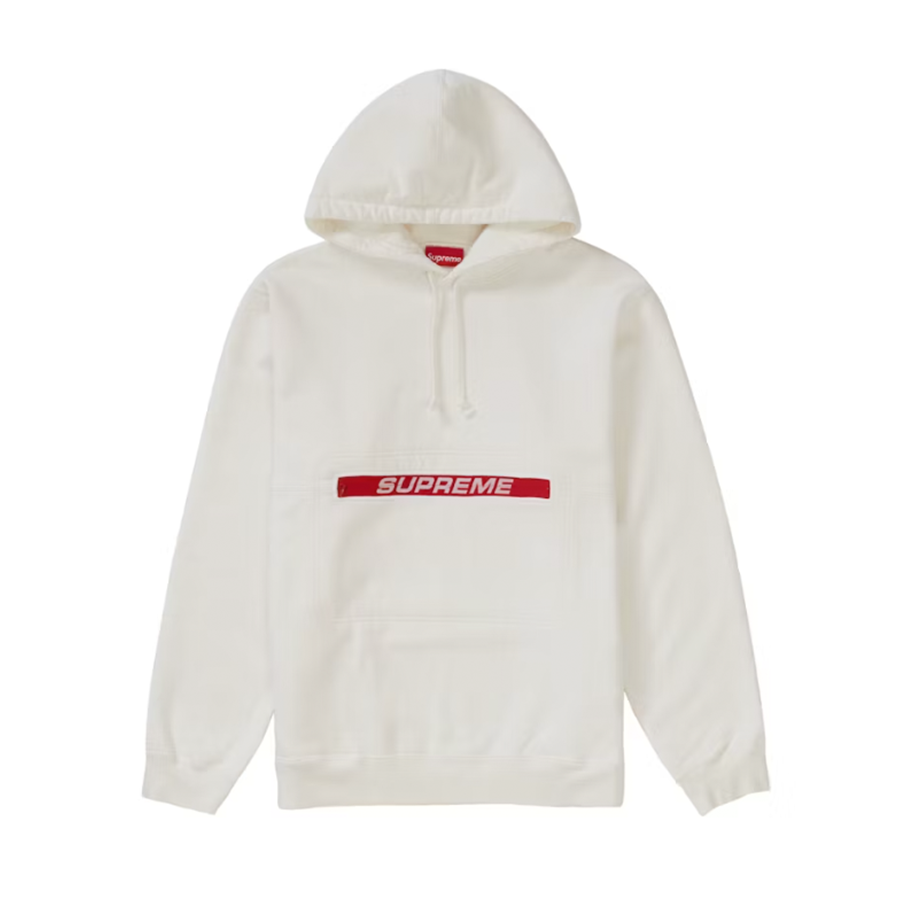 Supreme Zip Pouch Hooded Sweatshirt White