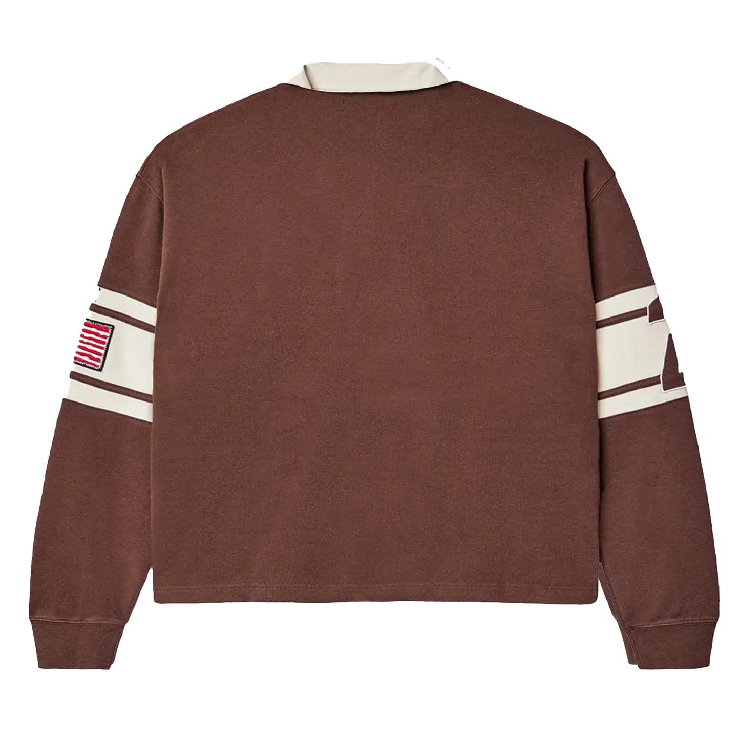 Vale Forever Chocolate Derby Brown Long Sleeve Polo [USED] - XL (Used)