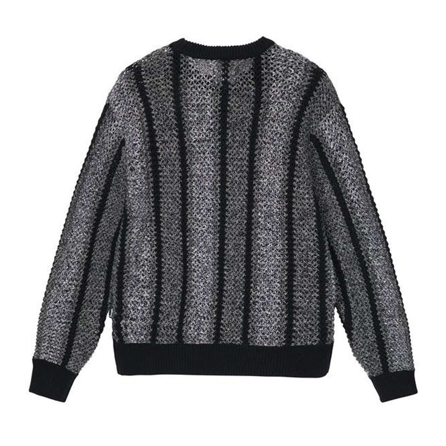 Stussy Baja Loose Gauge Sweater 'Grey' [USED] -  L (Used)