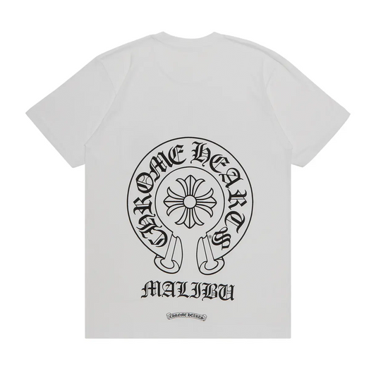 Chrome Hearts Malibu Exclusive Horseshoe Pocket Tee White