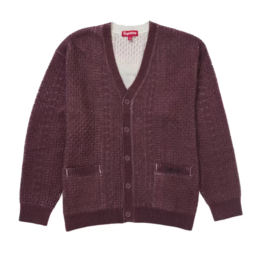 Supreme Jane’s Addiction Cardigan Burgundy