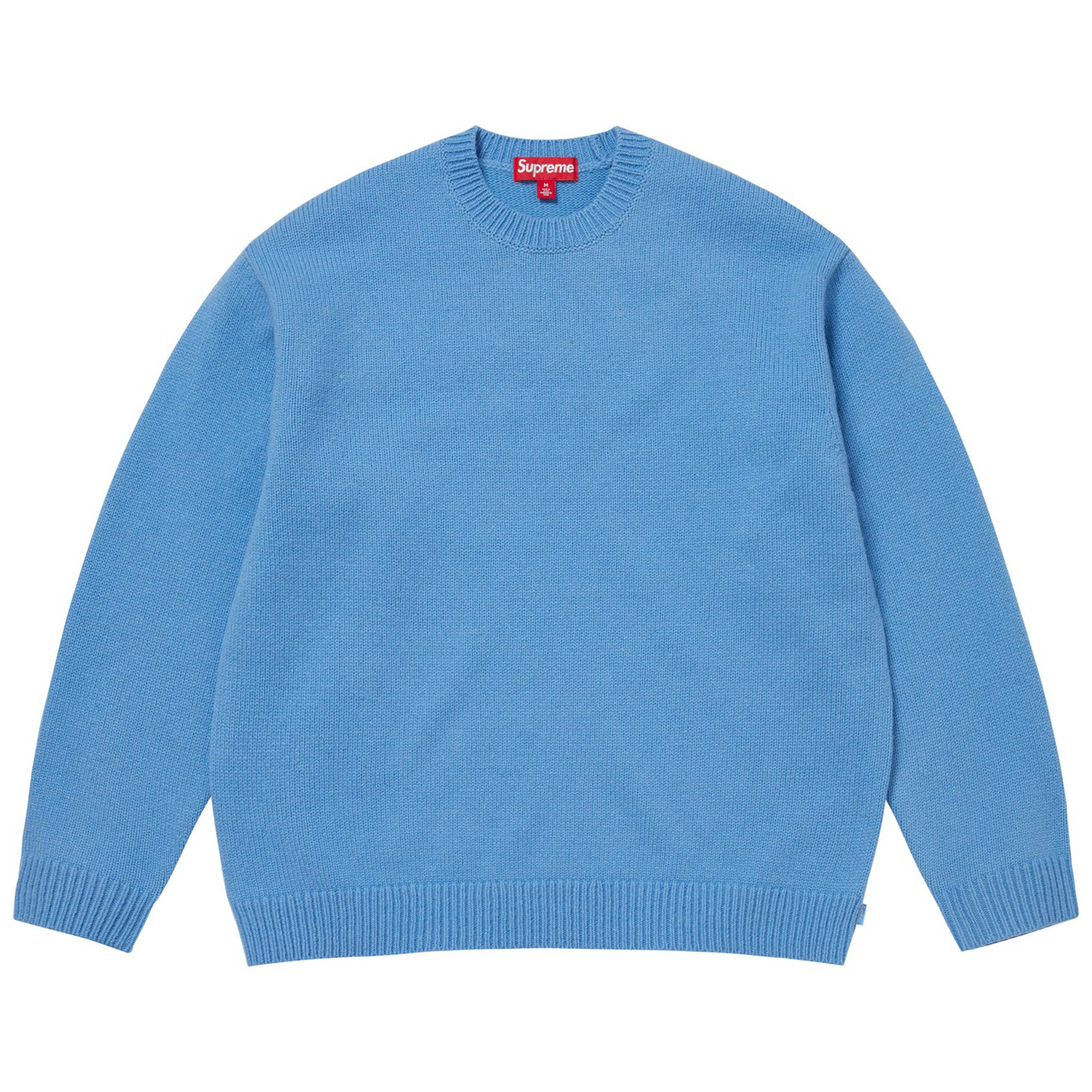 Supreme Angora Script Sweater Light Blue