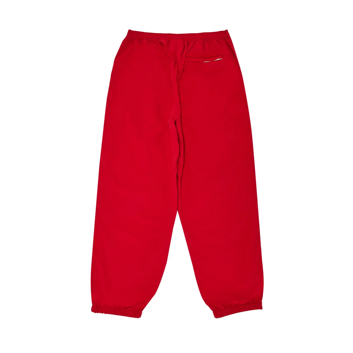 Supreme Contrast Zip Warm Up Pant Red