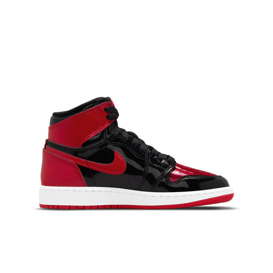 575441 063 Jordan 1 Retro High OG Patent Bred (GS)