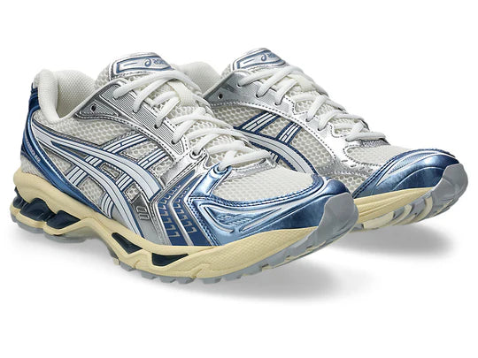 1203A537 102 ASICS Gel-Kayano 14 Cream Metallic Blue