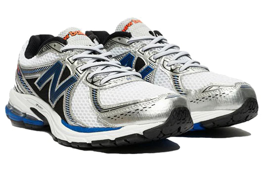 ML860XB New Balance 860v2 White Team Royal Silver