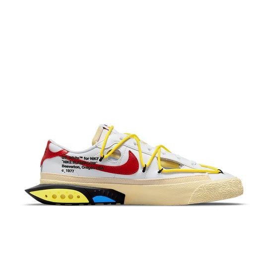 DH7863 100 Nike Blazer Low Off-White University Red