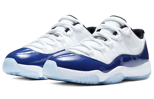 AH7860 100 Jordan 11 Retro Low White Concord (W) [CONDITIONAL] [REPLACE BOX]