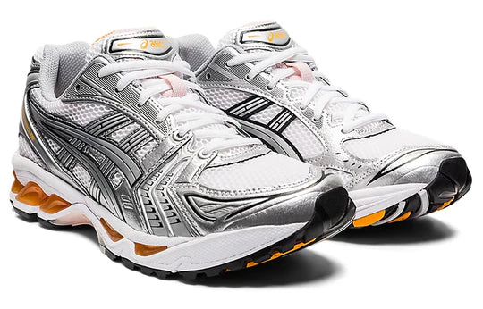 1201A019 106 ASICS Gel-Kayano 14 White Pure Sliver Orange