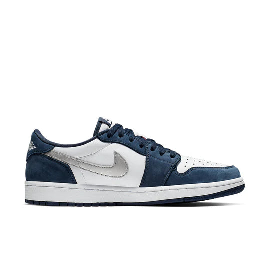 CJ7891 400 Jordan 1 Low SB Midnight Navy