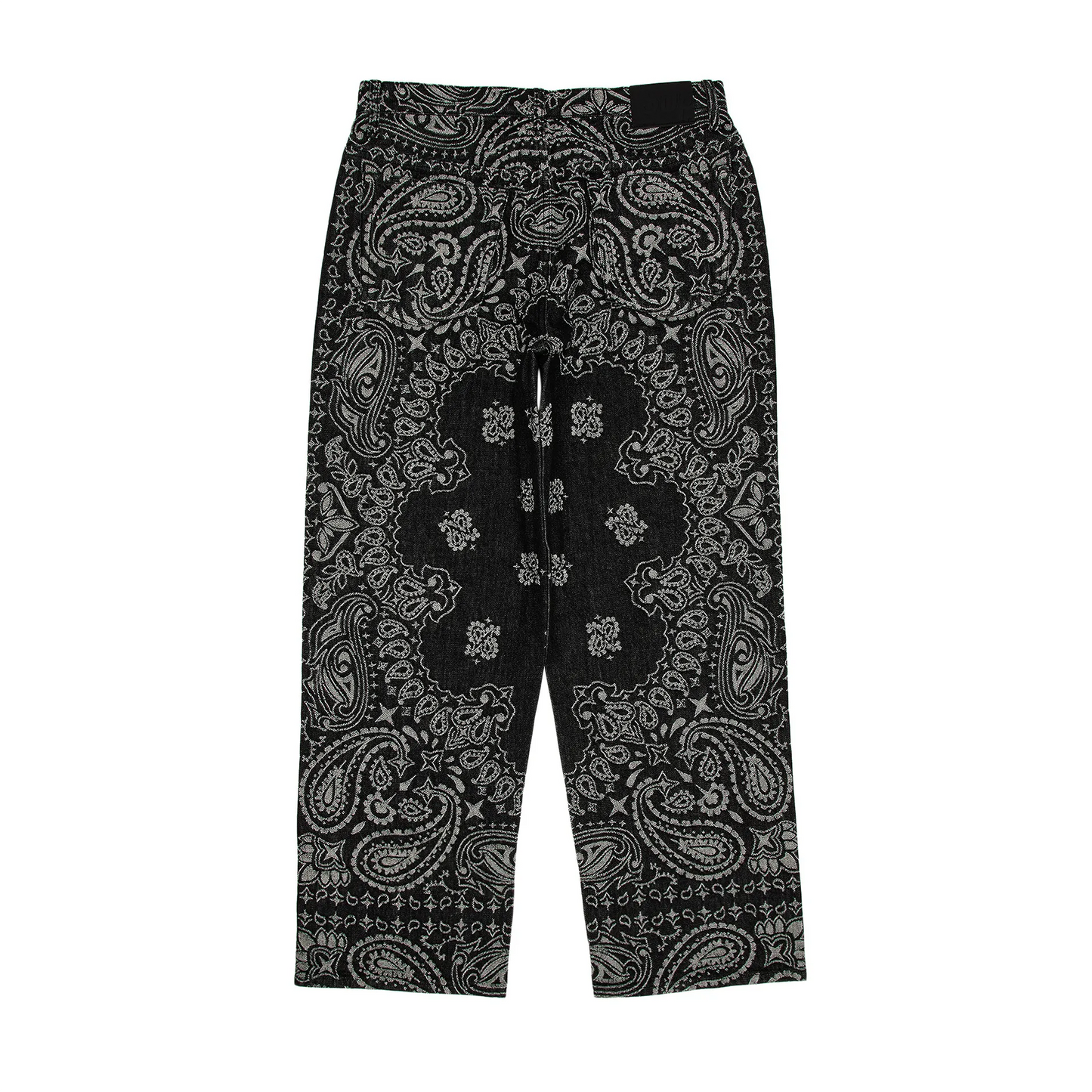 Supreme Bandana Jacquard Baggy Jean Black [USED] - 32 (Used)
