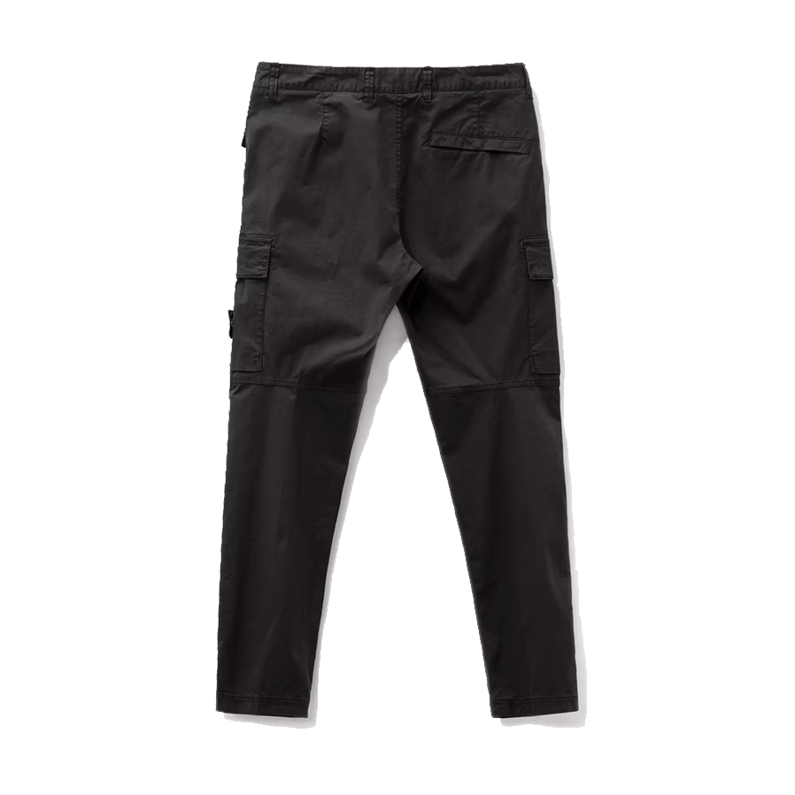 Stone Island Double Pocket Slim Fit Cargo Pants Black [USED] - W36 x 32 (Used)