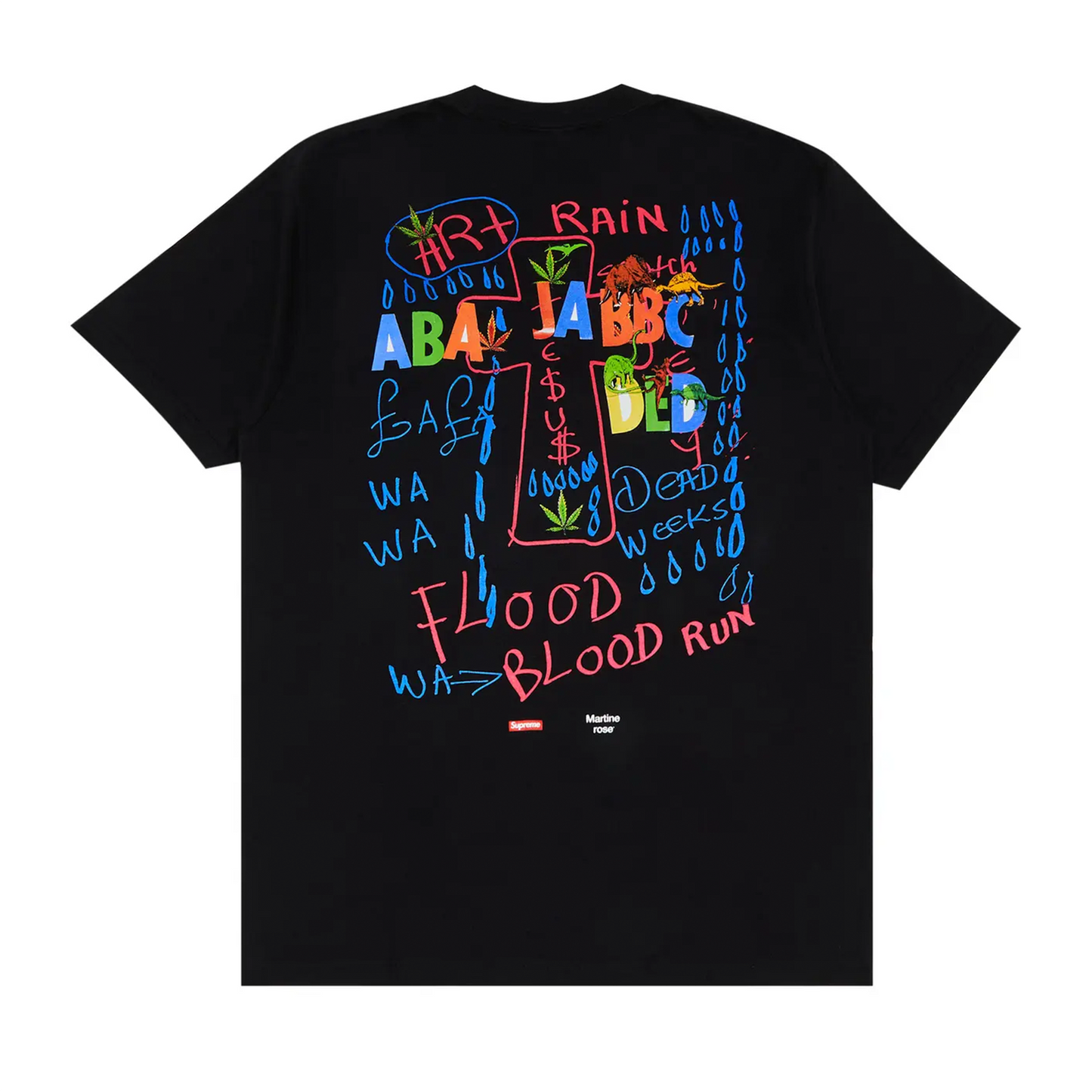 Supreme x Martine Rose Lee Scratch Perry Tee Black