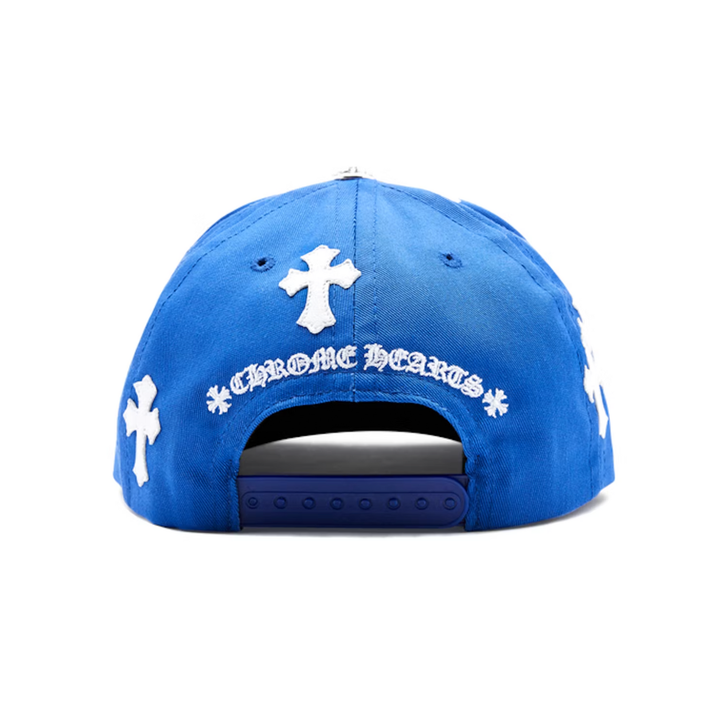 Chrome Hearts Cross Patch Baseball Hat Blue
