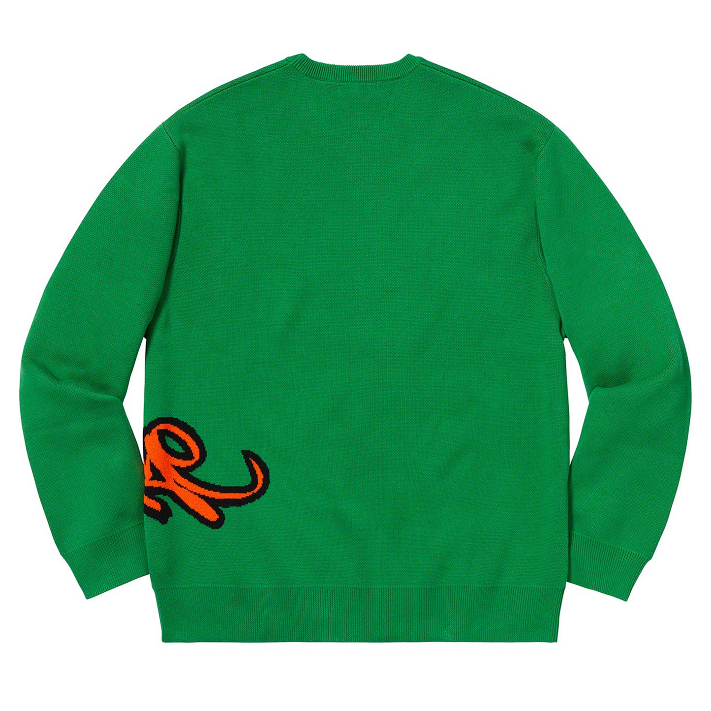 Supreme Tag Logo Sweater Green [USED] - M (Used)
