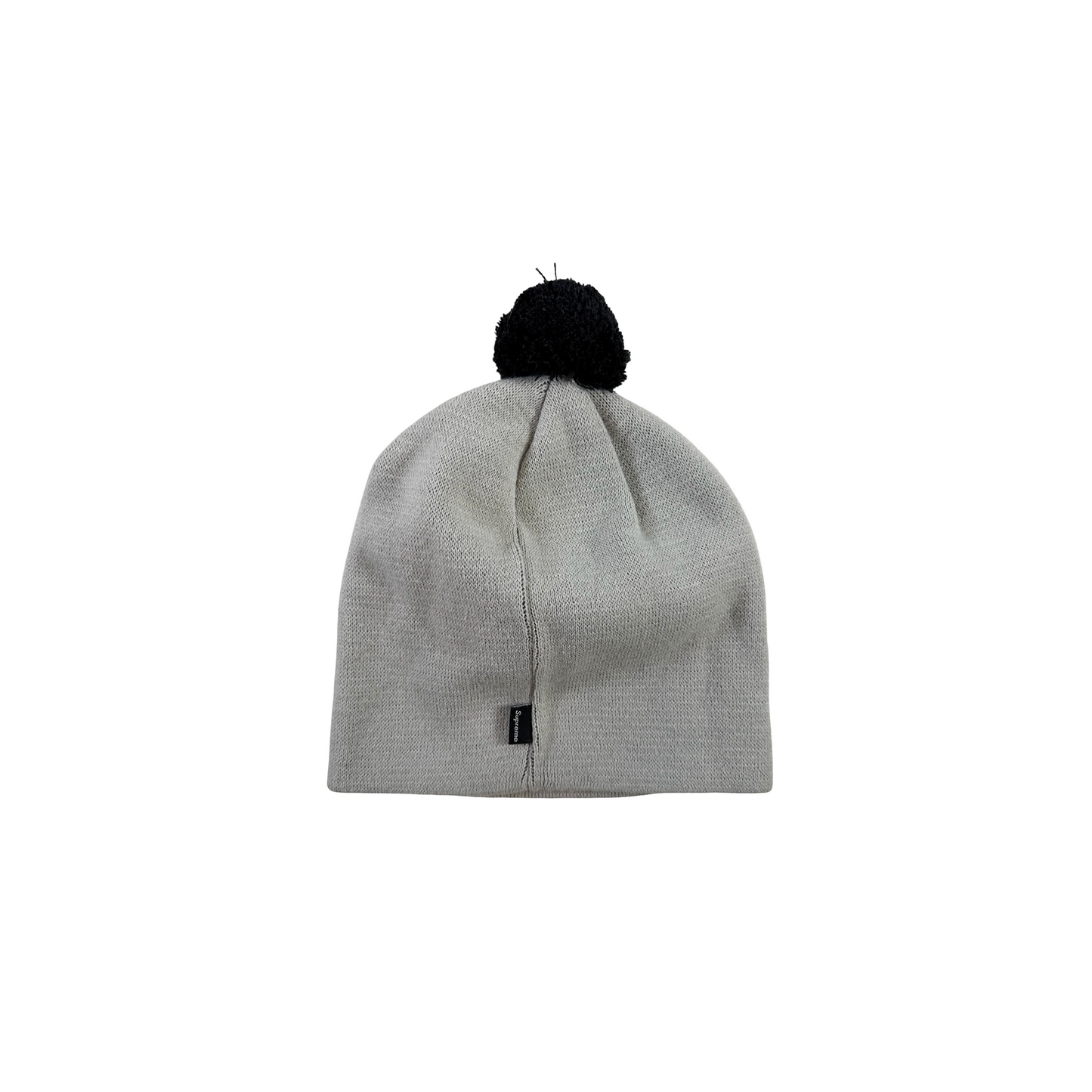 Supreme New York Times Pom Beanie Grey [USED]