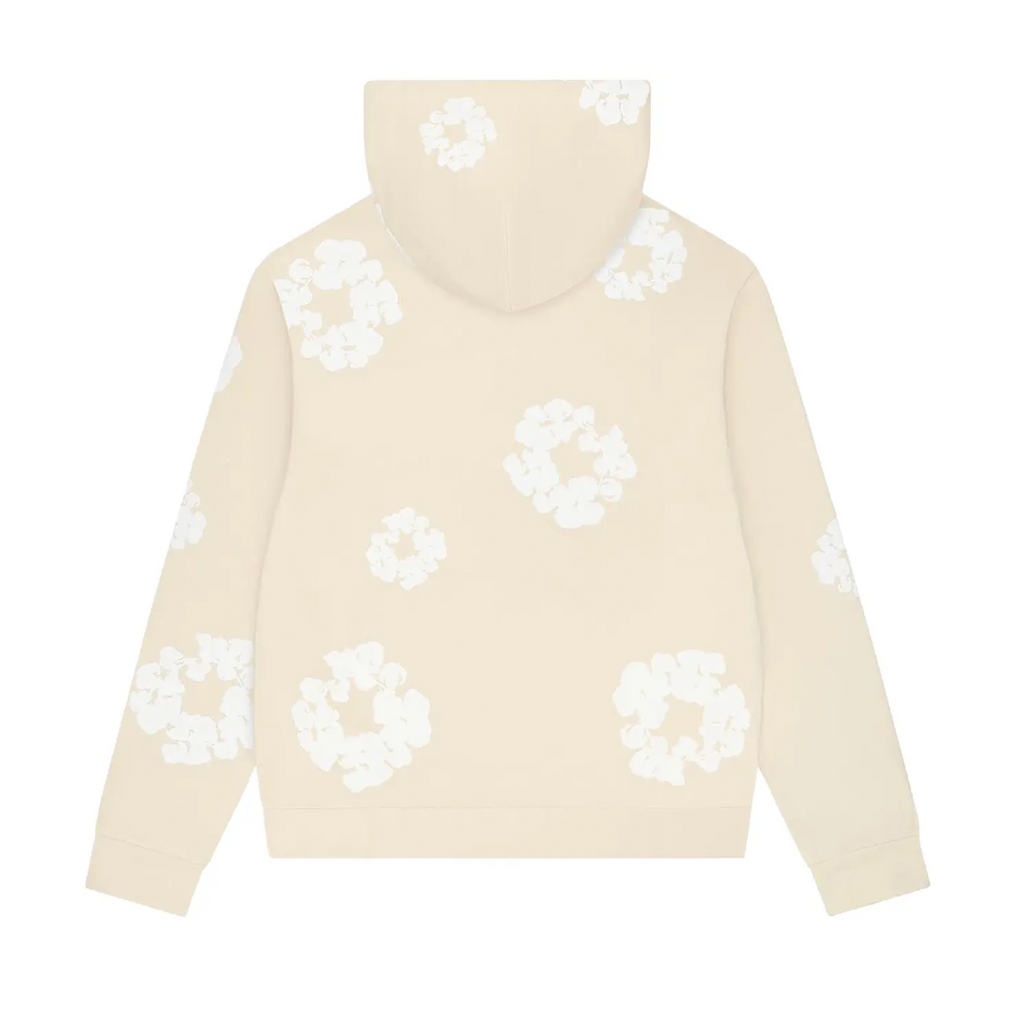 Denim Tears Cotton Wreath Zip Hoodie Oatmeal