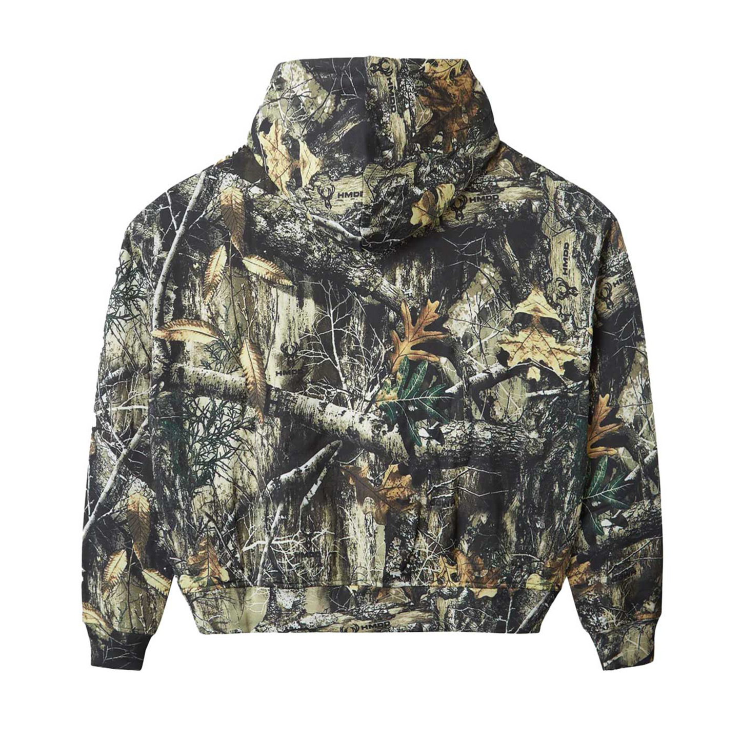 HMDD Lisbon Double Hooded Hoodie Camo [USED] - M (Used)