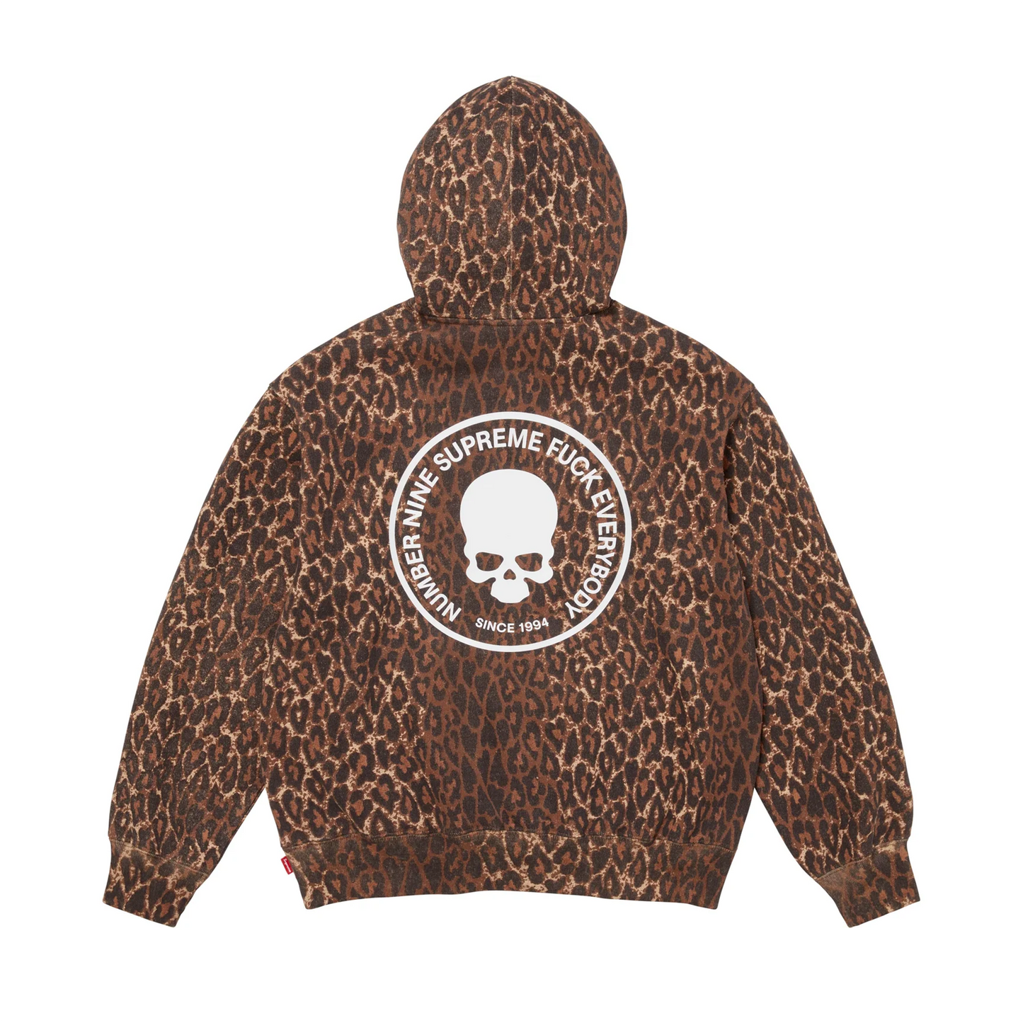 Supreme Number (N)ine Hooded Sweatshirt Leopard