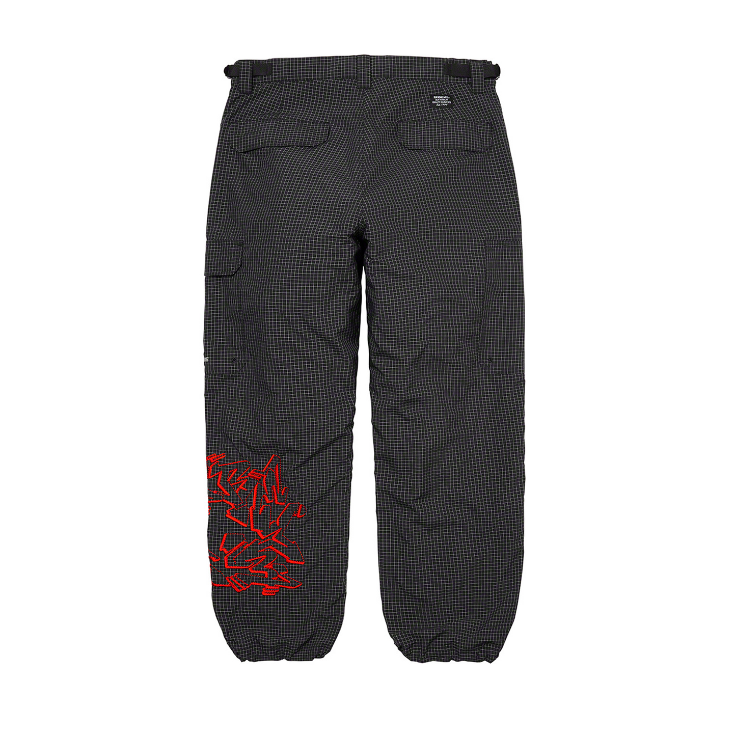 Supreme Support Unit Nylon Ripstop Pant Swirl Black [USED] - 34 (Used)