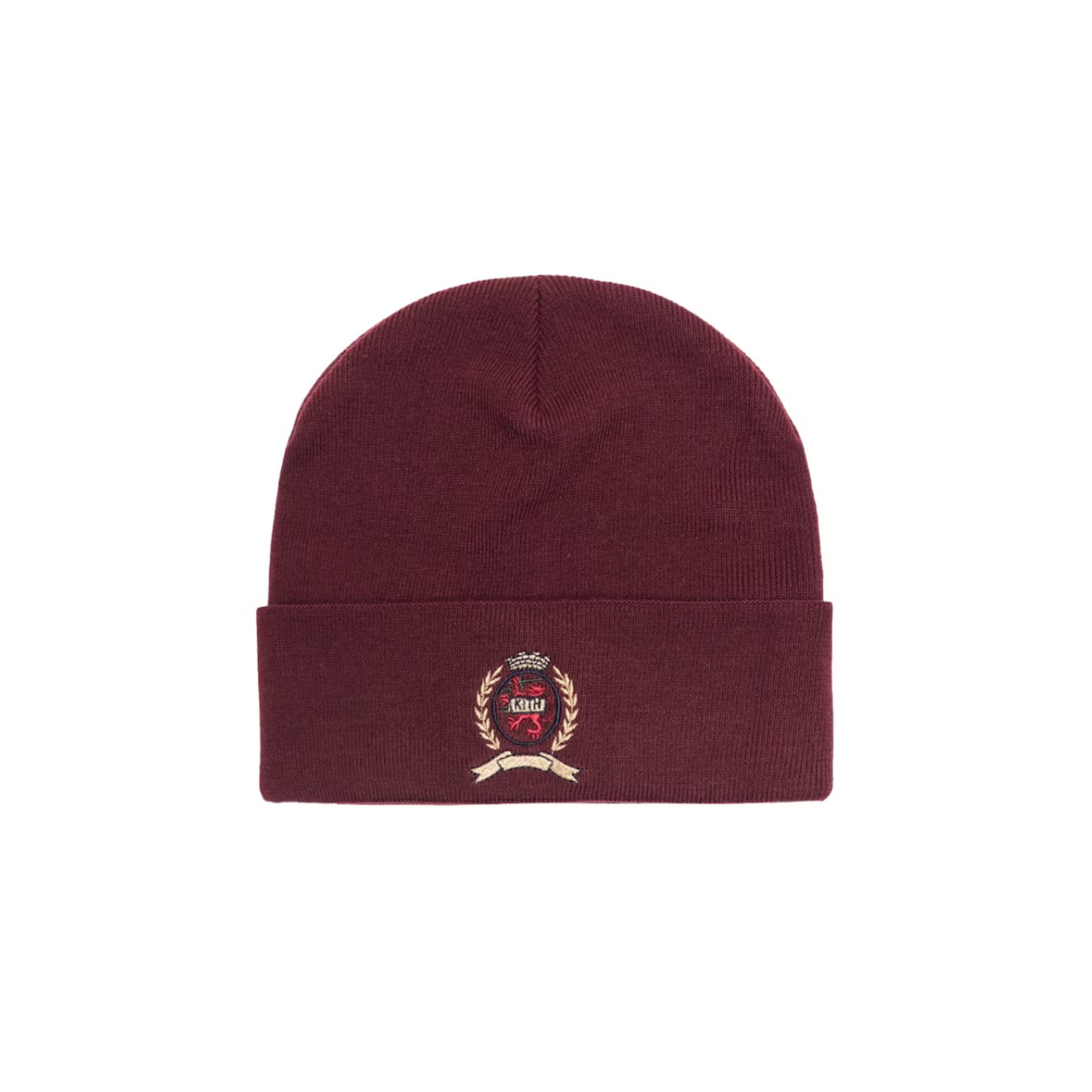 Kith x Tommy Hilfiger Crest Beanie Burgundy