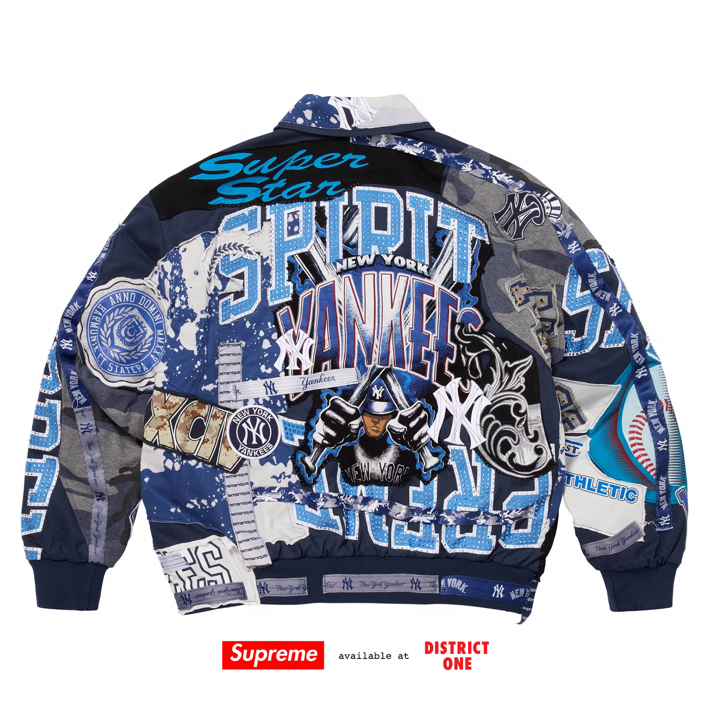 Supreme Jeff Hamilton New York Yankees Varsity Jacket